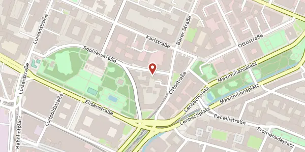 Karte der Umgebung von Arcostr. 3, 80333 München