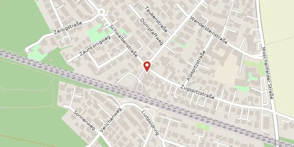 Karte der Umgebung von Zugspitzstr. 2, 85591 Vaterstetten