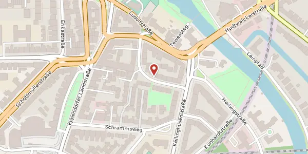Karte der Umgebung von Hahnemannstraße 10, 20249 Hamburg