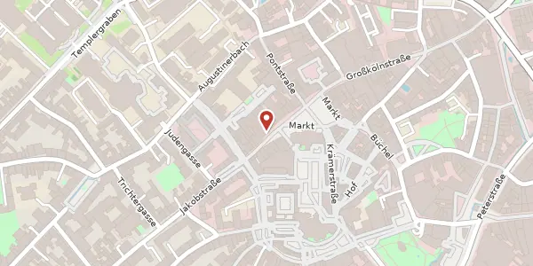 Karte der Umgebung von Markt 17, 52062 Aachen