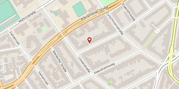 Karte der Umgebung von Husumer Str. 7, 20251 Hamburg