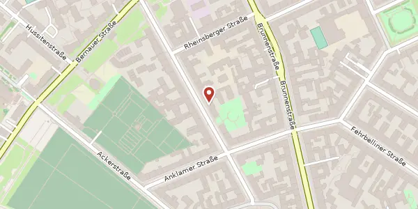 Karte der Umgebung von Strelitzer Straße 14, 10115 Berlin
