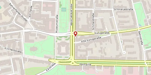 Karte der Umgebung von Max-Brauer-Allee 16, 22765 Hamburg
