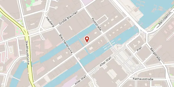 Karte der Umgebung von Neuer Wall 40, 20354 Hamburg