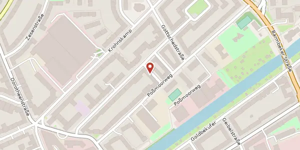 Karte der Umgebung von Kaempsweg 3, 22301 Hamburg