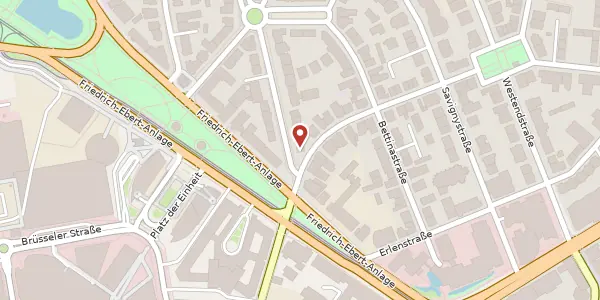 Karte der Umgebung von Beethovenstr. 2, 60325 Frankfurt