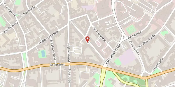 Karte der Umgebung von Kasernenstr. 24, 52064 Aachen