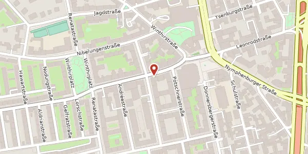 Karte der Umgebung von Wendl-Dietrich-Str. 9, 80634 München