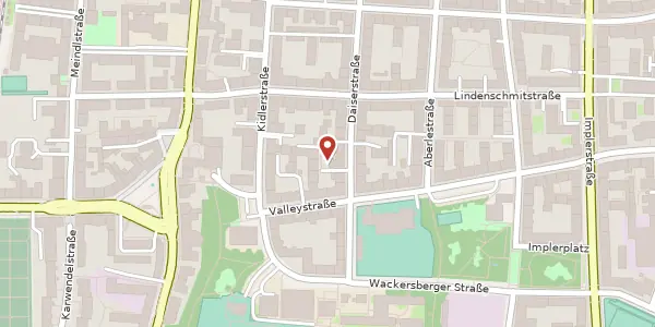 Karte der Umgebung von Daiserstr. 46, 81371 München