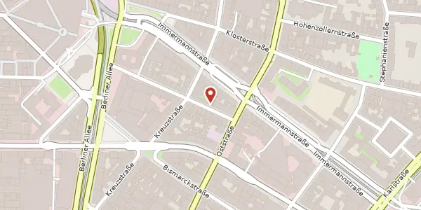 Karte der Umgebung von Marienstr. 32, 40210 Düsseldorf