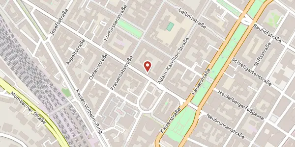 Karte der Umgebung von Boppstr. 12, 55118 Mainz