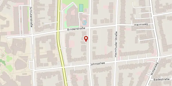 Karte der Umgebung von Feldbrunnenstraße 47, 20148 Hamburg