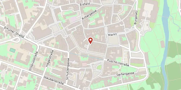 Karte der Umgebung von Neugasse 1, 99423 Weimar