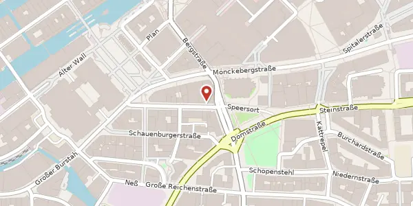 Karte der Umgebung von Rathausstr. 13, 20095 Hamburg
