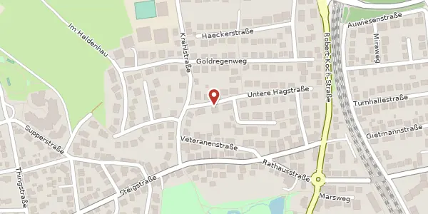 Karte der Umgebung von Untere Hagstraße 29, 70565 Stuttgart