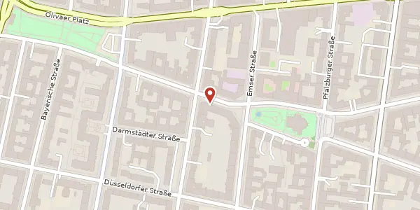Karte der Umgebung von Pariser Straße 42, 10707 Berlin