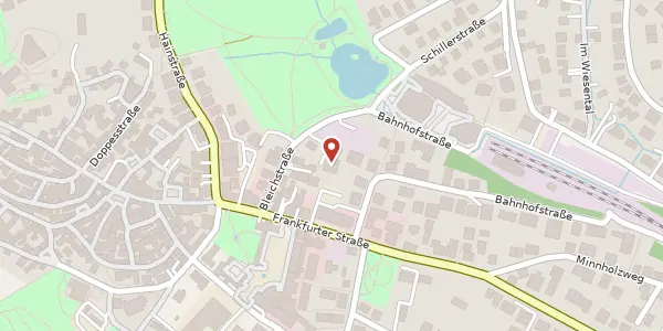Karte der Umgebung von Bleichstr. 10A, 61476 Kronberg