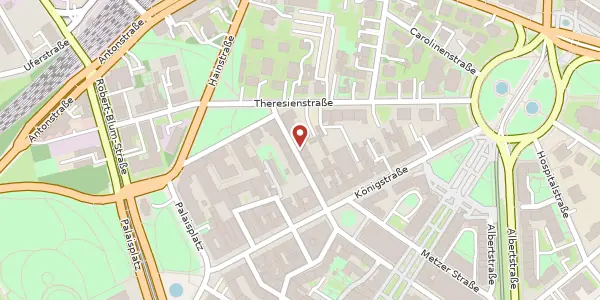 Karte der Umgebung von Nieritzstraße 8, 01097 Dresden