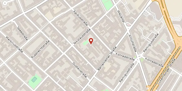 Karte der Umgebung von Berrenrather Str. 188c, 50937 Köln