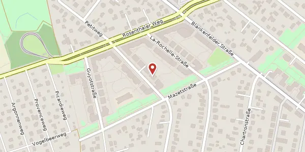 Karte der Umgebung von Nantesstraße 72, 13127 Berlin