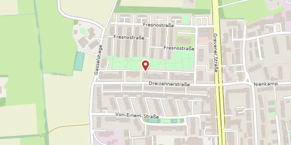 Karte der Umgebung von Fresnostr. 11, 48159 Münster