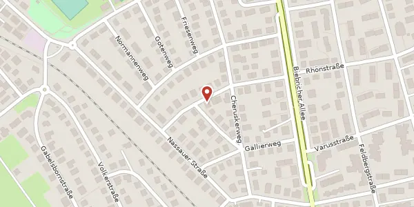 Karte der Umgebung von Gottfried-Kinkel-Str. 16, 65187 Wiesbaden