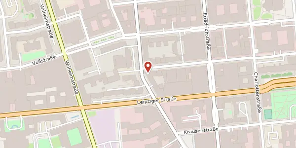 Karte der Umgebung von Kronenstraße 1, 10117 Berlin