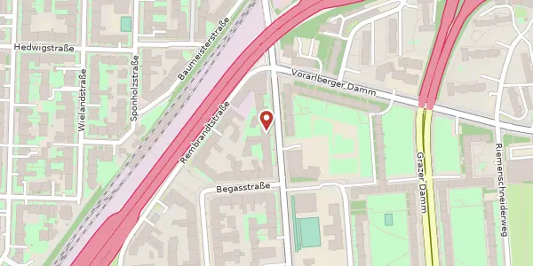 Karte der Umgebung von Rubensstraße 62, 12157 Berlin
