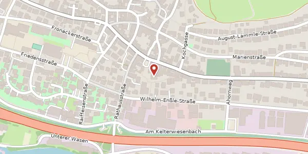 Karte der Umgebung von Raitengasse 7, 73630 Remshalden-Geradstetten