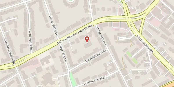 Karte der Umgebung von Schwachhauser Heerstr. 177a, 28211 Bremen
