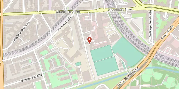 Karte der Umgebung von Ringelsweide 28, 40223 Düsseldorf