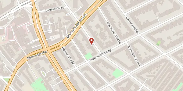 Karte der Umgebung von Falkenried 71, 20251 Hamburg