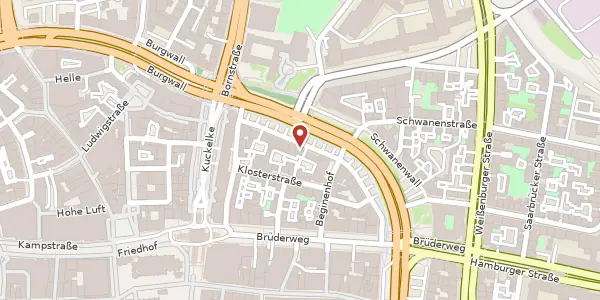 Karte der Umgebung von Schwanenwall 36-38, 44135 Dortmund