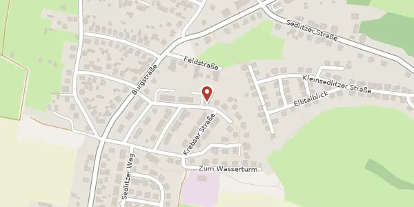 Karte der Umgebung von Maxener Straße 19, 01809 Dohna
