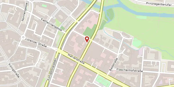 Karte der Umgebung von Gleißbühlstraße 2, 90402 Nürnberg