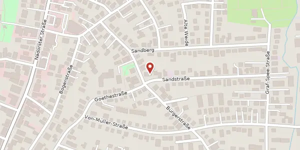 Karte der Umgebung von Sandstr. 1, 26123 Oldenburg
