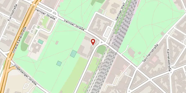 Karte der Umgebung von Ludolf-Camphausen-Str. 41, 50672 Köln