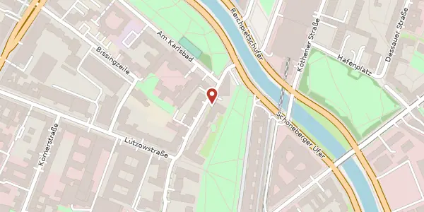Karte der Umgebung von Flottwellstraße 44, 10785 Berlin