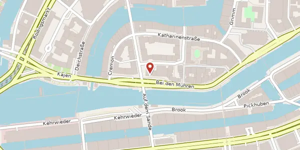 Karte der Umgebung von Bei den Mühren 1, 20457 Hamburg