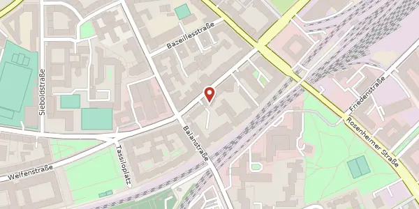 Karte der Umgebung von Orleansstr. 6, 81669 München