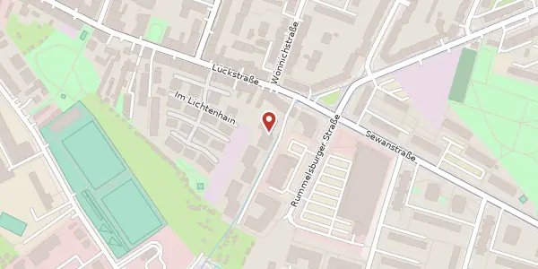 Karte der Umgebung von Lückstraße 35, 10317 Berlin