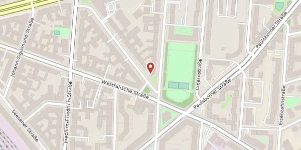 Karte der Umgebung von Johann-Georg-Straße 1, 10709 Berlin