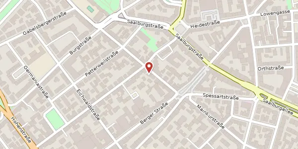 Karte der Umgebung von Wiesenstr. 17, 60385 Frankfurt
