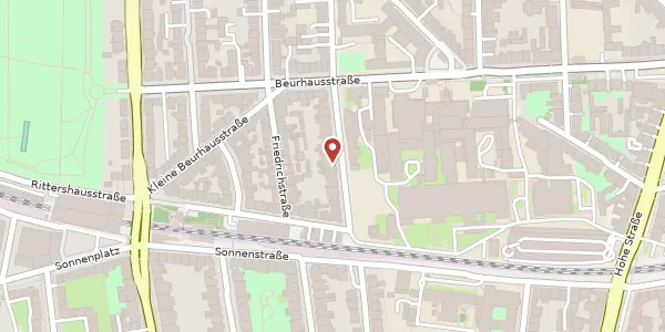 Karte der Umgebung von Alexanderstr. 19, 44137 Dortmund