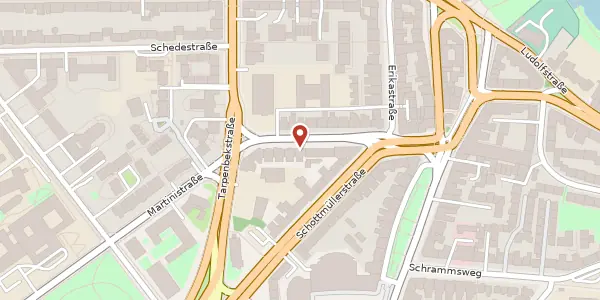 Karte der Umgebung von Martinistraße 19, 20251 Hamburg