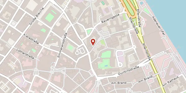 Karte der Umgebung von Christofsstraße 5, 55116 Mainz