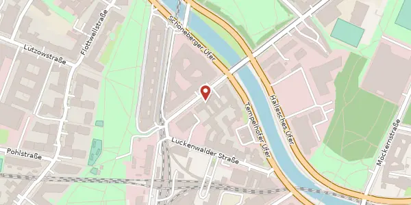 Karte der Umgebung von Schöneberger Straße 18, 10963 Berlin