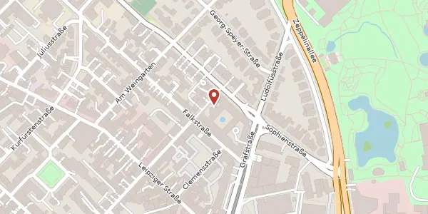 Karte der Umgebung von Wildunger Str. 14, 60487 Frankfurt