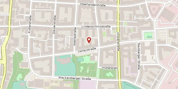 Karte der Umgebung von Valleystr. 36, 81371 München