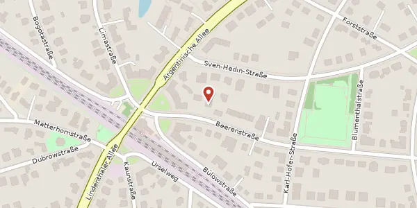 Karte der Umgebung von Beerenstraße 53, 14163 Berlin